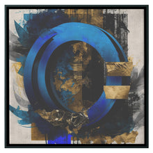 Load image into Gallery viewer, Abstraction Portal Square Blue 01
