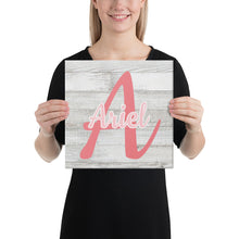 Load image into Gallery viewer, Baby Pink Canvas Monogram