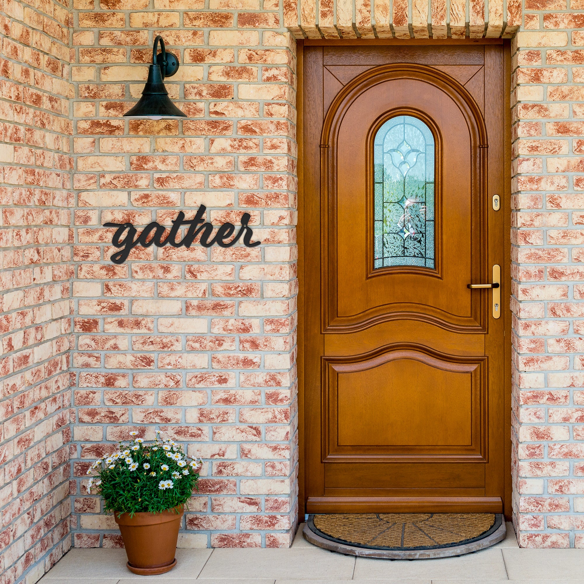 Gather Steel Sign by BDD