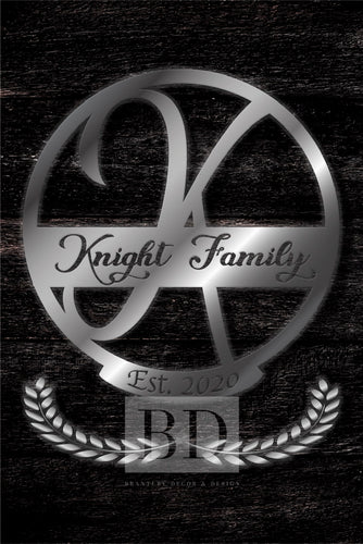 K Summer Table and Iron Monogram Dark