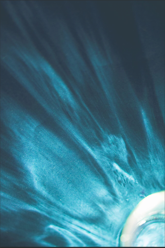 Fine Art Photography Abstract Blue Looking Glass
