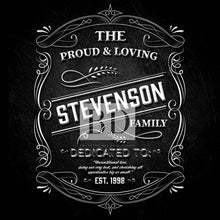 Load image into Gallery viewer, VINTAGE Silver Customizable Family Monogram