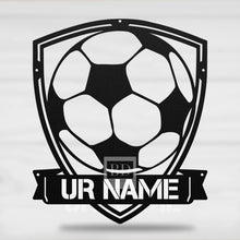 Load image into Gallery viewer, SOCCER STEEL MONOGRAM (CUSTOMIZABLE)