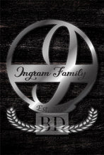 Load image into Gallery viewer, I Summer Table and Iron Monogram Dark