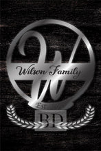 Load image into Gallery viewer, W Summer Table and Iron Monogram Dark
