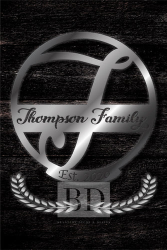 T Summer Table and Iron Monogram Dark