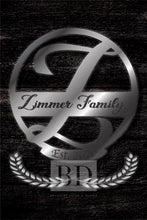 Load image into Gallery viewer, Z Summer Table and Iron Monogram Dark