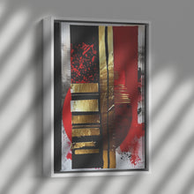Load image into Gallery viewer, Abstraction Fields Red &amp; Gold Void