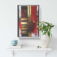 Load image into Gallery viewer, Abstraction Fields Red &amp; Gold Void