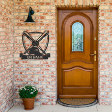 Load image into Gallery viewer, BASEBALL STEEL PERSONALIZED MONOGRAM
