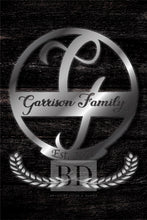 Load image into Gallery viewer, G Summer Table and Iron Monogram Dark