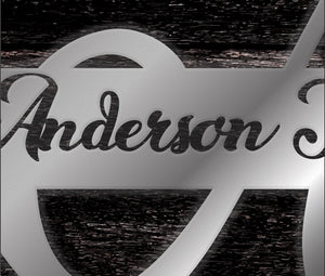 F Summer Table and Iron Monogram Dark