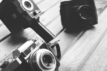 Load image into Gallery viewer, Fine Art Photography B&amp;W Vintage Cameras