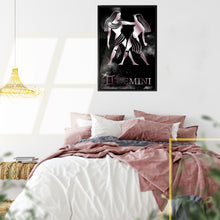 Load image into Gallery viewer, GEMINI POLISHED ROSE canvas on black