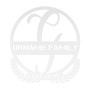 G Summer Table Steel Monogram