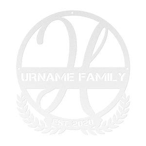 H Summer Table Steel Monogram