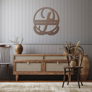 P Summer Table Steel Monogram