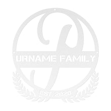 Load image into Gallery viewer, P Summer Table Steel Monogram