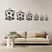 Load image into Gallery viewer, SOCCER STEEL MONOGRAM (CUSTOMIZABLE)