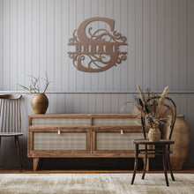 Load image into Gallery viewer, S Barn Door Split Letter Steel Custom Monogram _2023