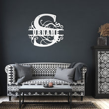 Load image into Gallery viewer, S Barn Door Split Letter Steel Custom Monogram _2023