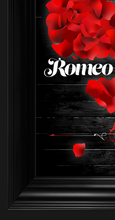 Load image into Gallery viewer, Customizable Rose Pedal Heart Black