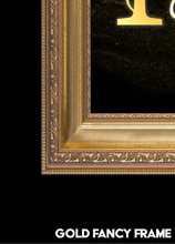 Load image into Gallery viewer, “C” Initial for Gold and Black  -Vertical Framed Portrait-