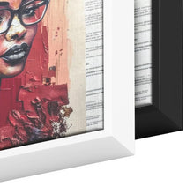 Load image into Gallery viewer, Sheila On Page _ abstract Red Square