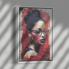 Load image into Gallery viewer, Sheila On Page _abstract Red