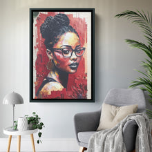 Load image into Gallery viewer, Sheila On Page _abstract Red