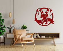 Load image into Gallery viewer, Sweet Candy Cane Steel Wallart