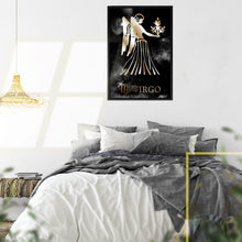Load image into Gallery viewer, VIRGO POLISHED BRONZE canvas on black