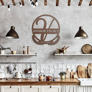 V Summer Table Steel Monogram