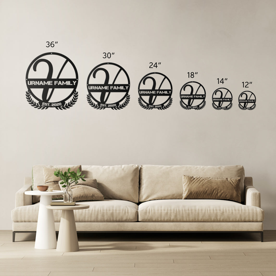 V Summer Table Steel Monogram