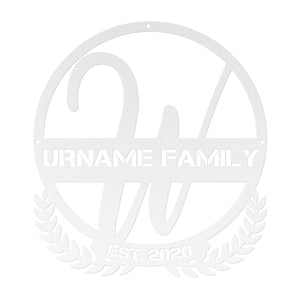 W Summer Table Steel Monogram