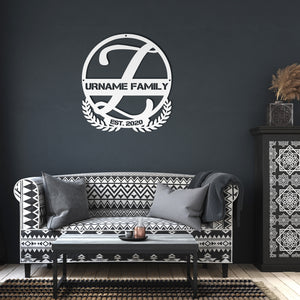 Z Summer Table Steel Monogram