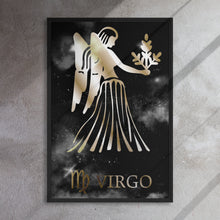 Load image into Gallery viewer, VIRGO POLISHED BRONZE canvas on black
