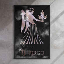 Load image into Gallery viewer, VIRGO POLISHED ROSE canvas on black