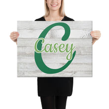 Load image into Gallery viewer, Baby Green Canvas Monogram
