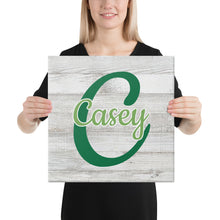 Load image into Gallery viewer, Baby Green Canvas Monogram