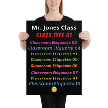 Load image into Gallery viewer, Teacher&#39;s Fun Classroom Guideline Poster