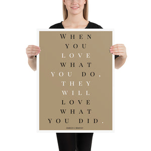Love What You Do