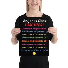 Load image into Gallery viewer, Teacher&#39;s Fun Classroom Guideline Poster