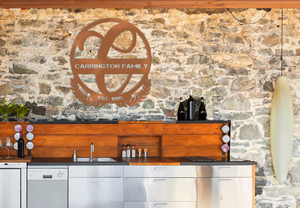 Q Summer Table Steel Monogram